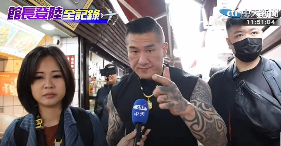 館長訪陸行程來到第3天。（圖／中天新聞）