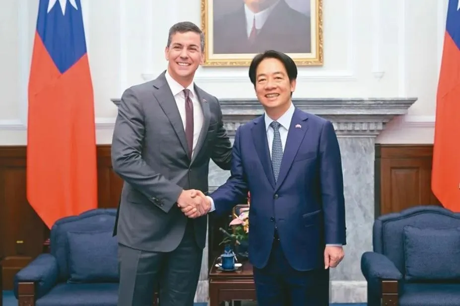 巴拉圭總統潘尼亞曾於賴清德總統就職時來台祝賀（圖／總統府提供）