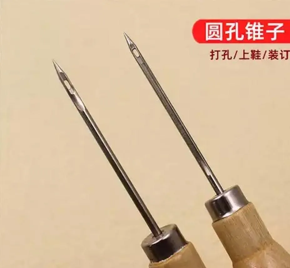 涉事母親將納鞋底的針從男嬰脖子穿入。(示意圖/翻攝淘寶)