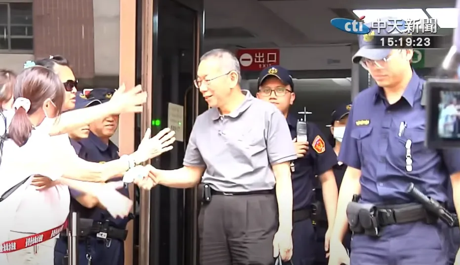 民眾黨前主席柯文哲。（圖／中天新聞）