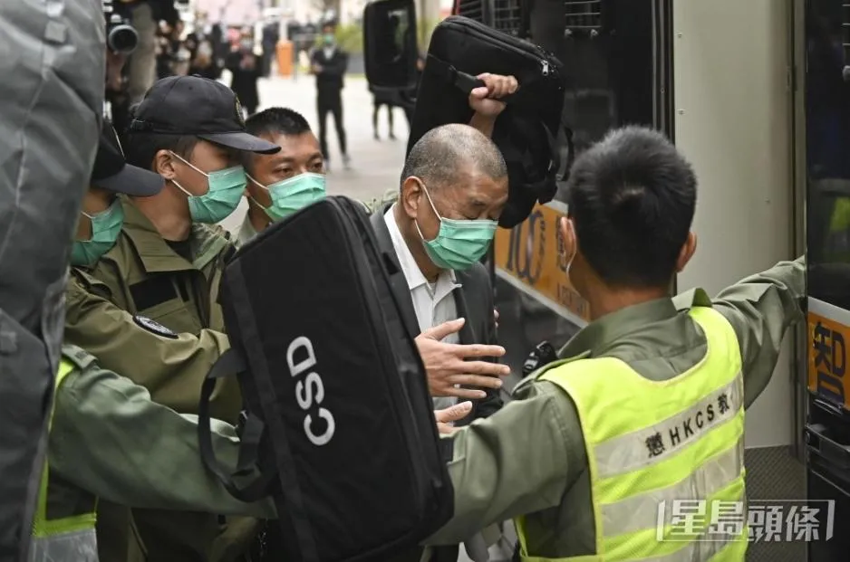 壹傳媒創辦人黎智英遭裁定違反香港國安法。（圖／翻攝星島網）