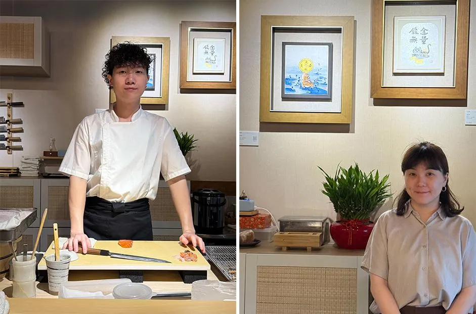 料理長原為粵菜廚師，老闆娘是藝術家。（圖／黃宏輝提供）