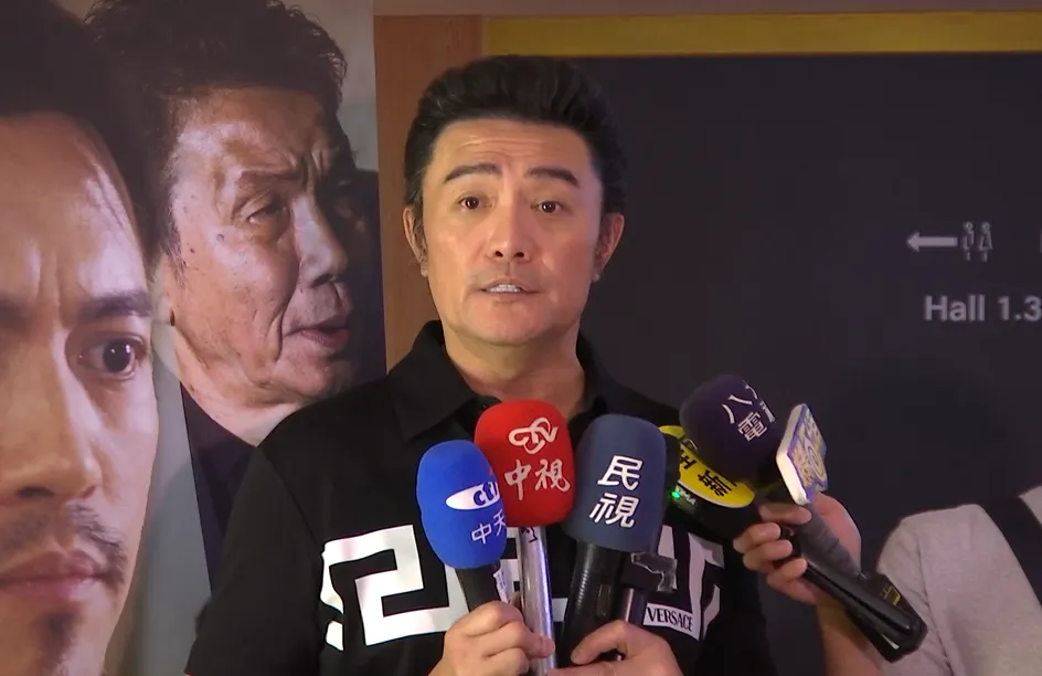 李㼈8日出席電影《突破三千米的泳氣》試映會。(圖/中天新聞)