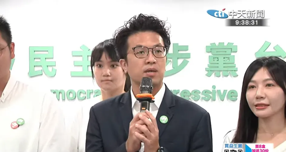 沈伯洋。（圖／中天新聞）