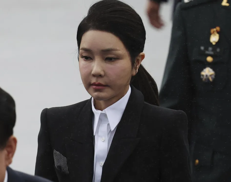 南韓前第一夫人金建希。(資料照/美聯社)