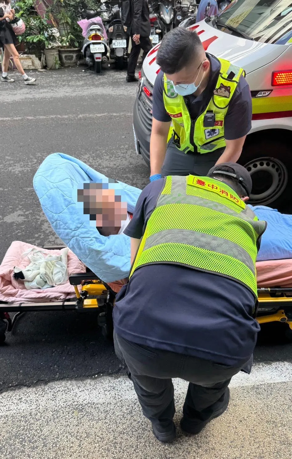台中市府上午驚傳恐嚇開槍事件,警方調查後,嫌犯竟是一名喝醉酒的男子所為。(圖/警方提供)