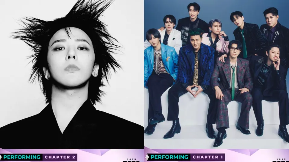 G-DRAGON(左圖)與Super Junior(右圖)將在MAMA頒獎典禮上表演。(圖/翻攝自MAMA AWARDS(마마 어워즈) OFFICIAL IG)