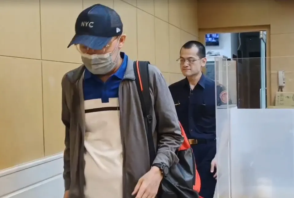 萬華分局退休警鄭璧欣以20萬元交保。（圖／翻攝畫面）