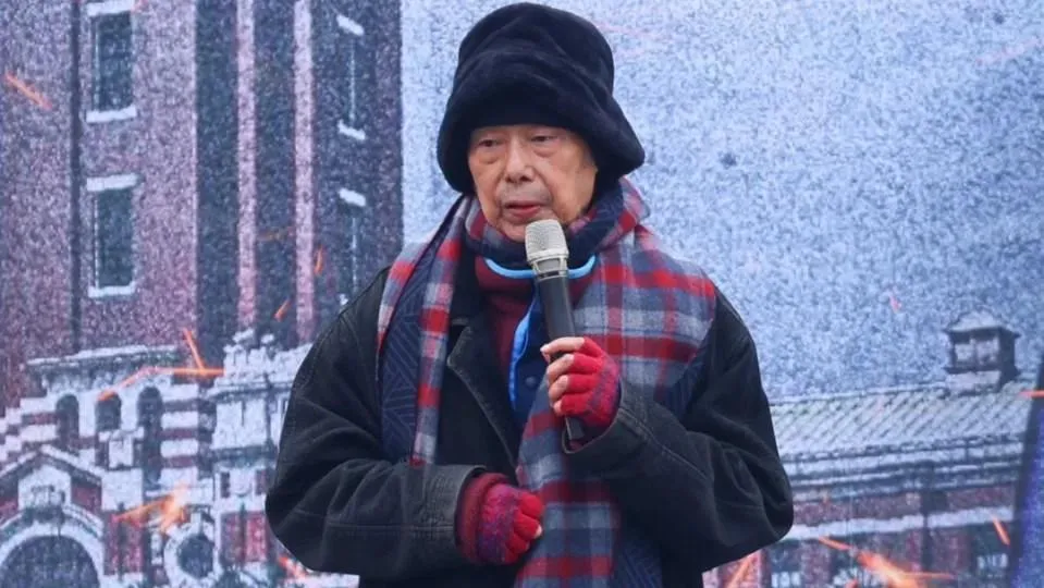 林正杰1月出席民眾黨舉辦的「111釘孤支」活動。（圖／翻攝許甫臉書）