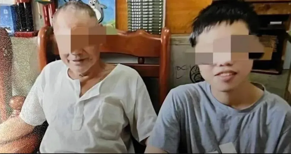 台中「5億高中生」賴小弟（右）從外公處獲得大筆遺產，竟因此招來殺身之禍。（圖／中天新聞）