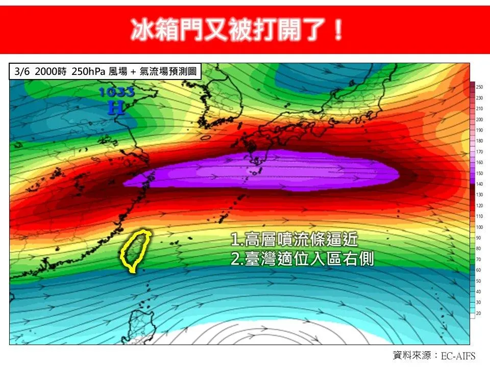 林得恩指出，3月中旬可能還會有一波強冷空氣報到。（圖／翻攝自「林老師氣象站」臉書）