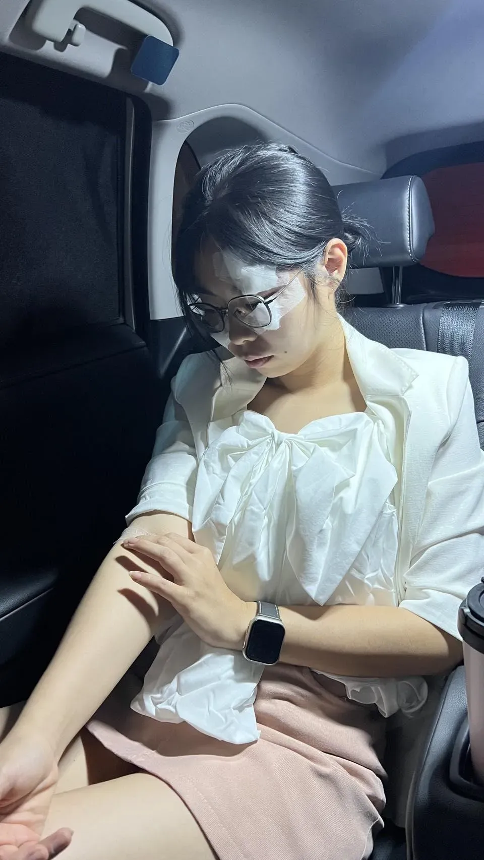 雲林縣議員陳芳盈車禍重傷後4個月自曝左眼仍看不到（攝自陳芳盈臉書）