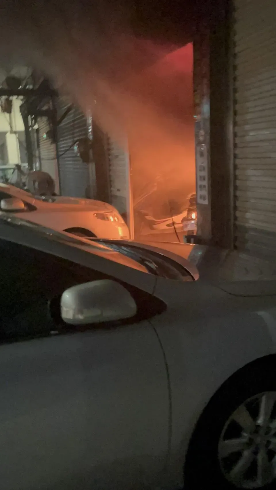 火警現場。（圖／翻攝畫面）