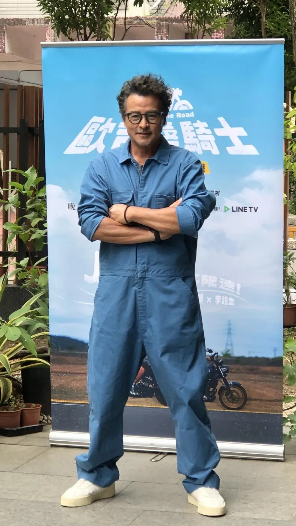 李銘順坦言目前的體力和年輕時一定有差別，有時會關節痛、膝蓋痛。（圖／記者郭竹倩 攝）