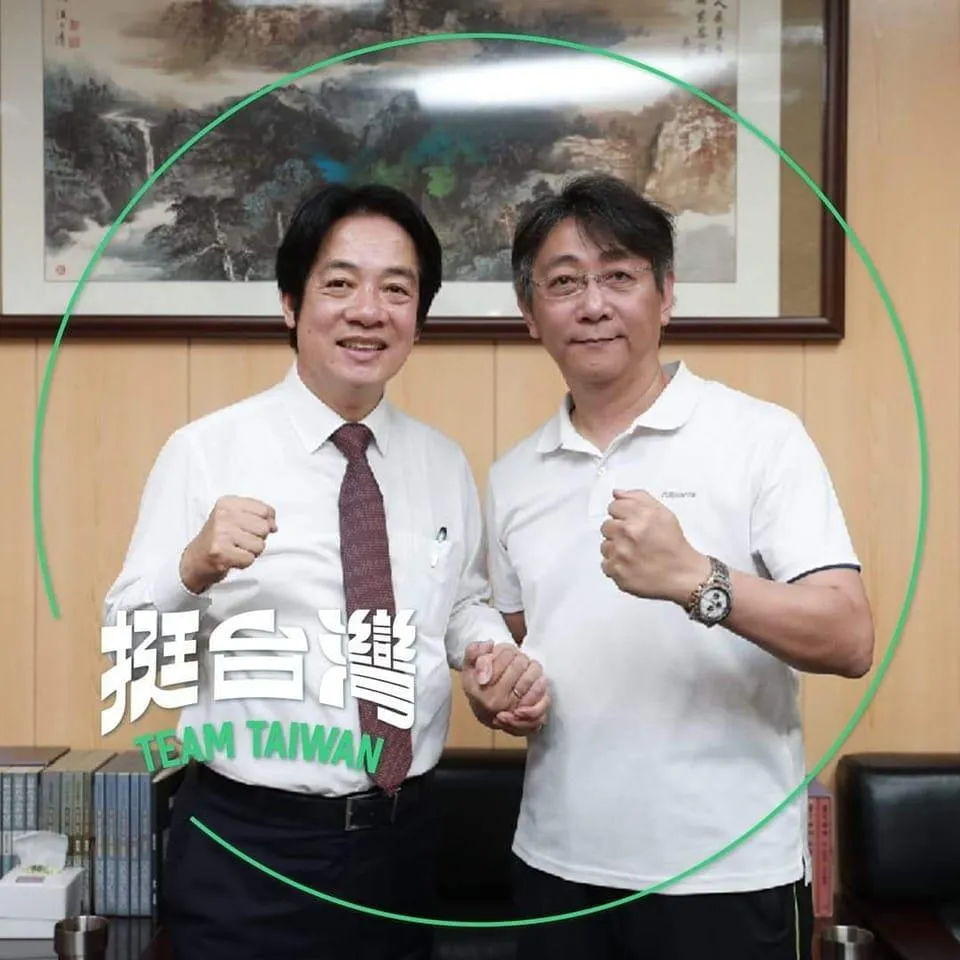 賴清德總統、劉育豪。(圖/臉書)