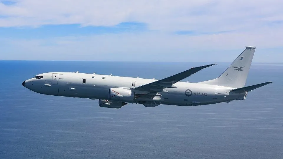 澳軍P-8A巡邏機南海巡邏時遇解放軍驅離。（圖／翻攝澳洲國防部官網）