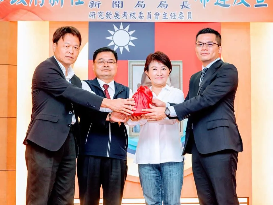 吳皇昇是盧市府首任新聞局長。（圖／吳皇昇臉書）