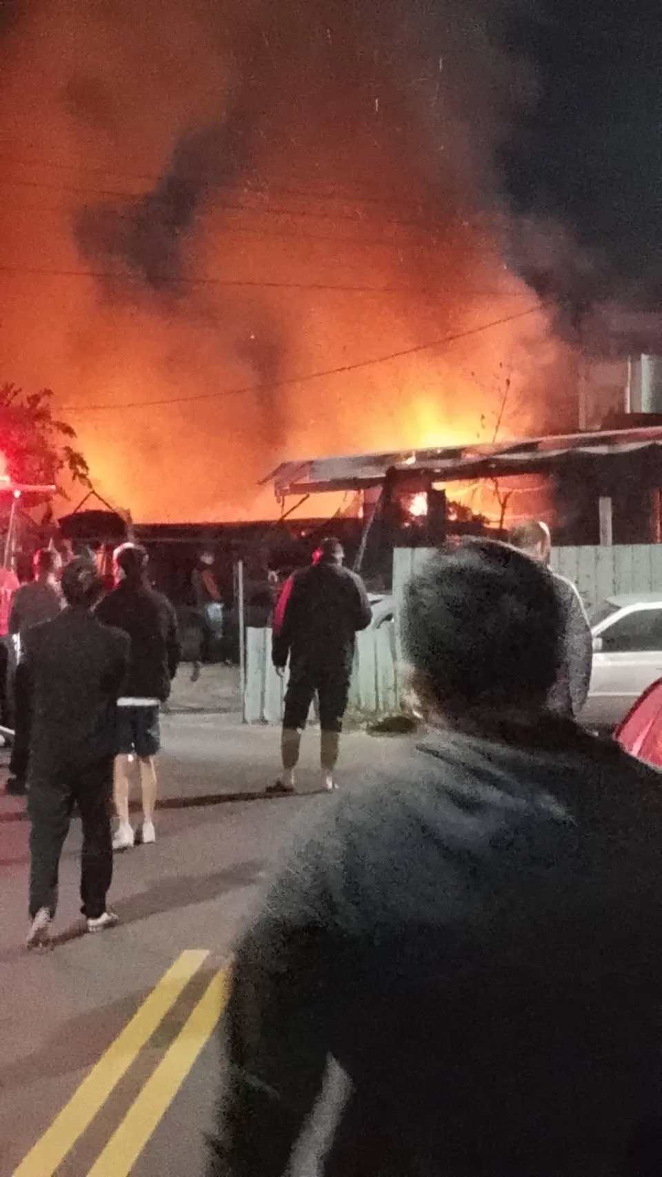 火災現場。（圖／記者爆料網）