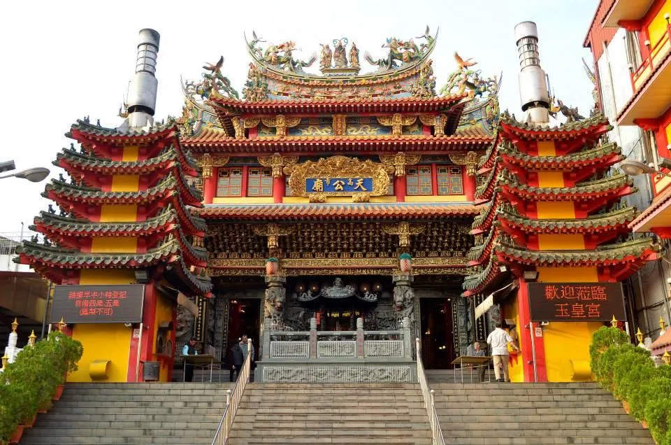 示意圖：高雄天公廟（玉皇宮）