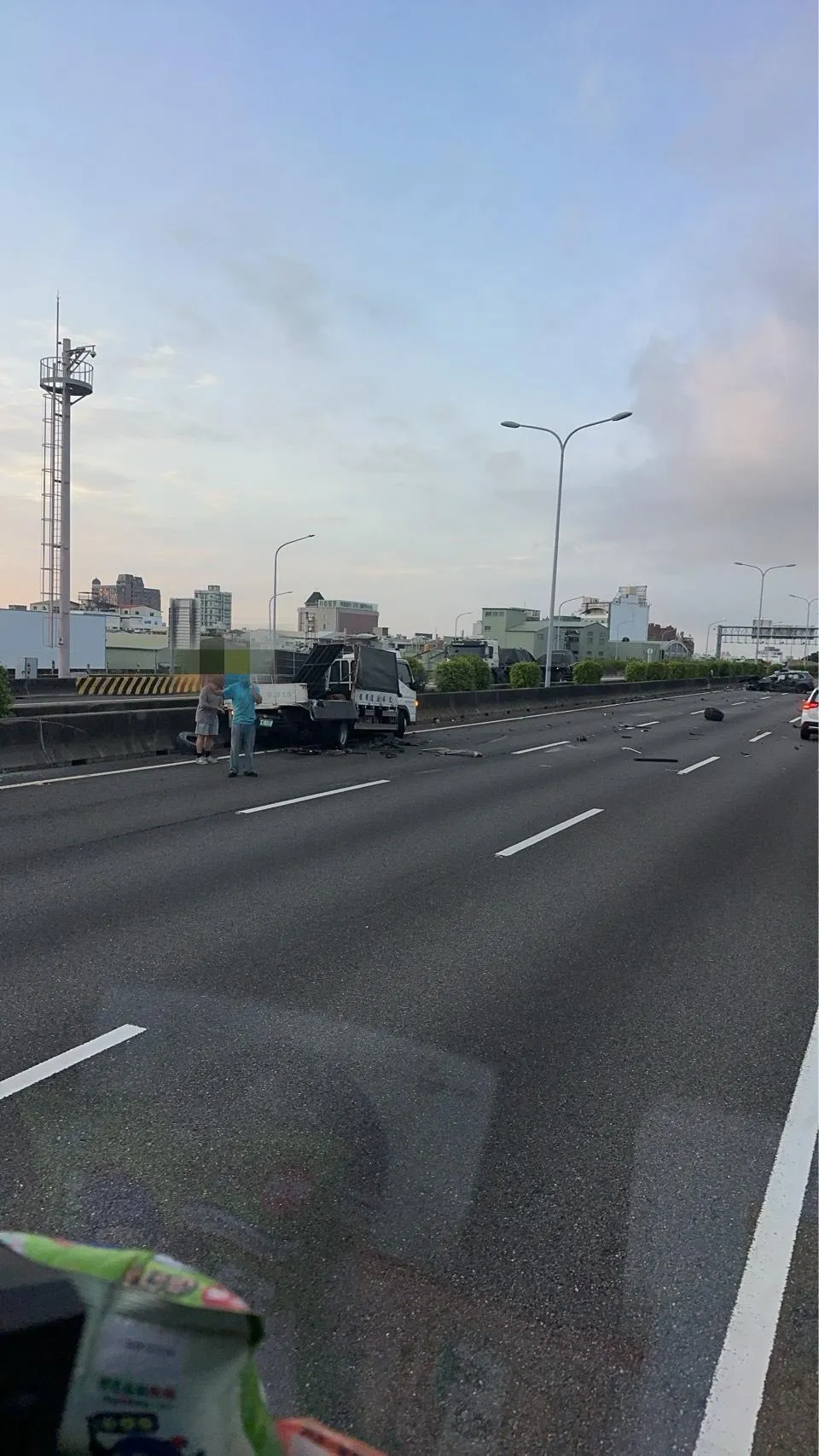 車禍現場。（圖／台南道路救援張家班群友提供）