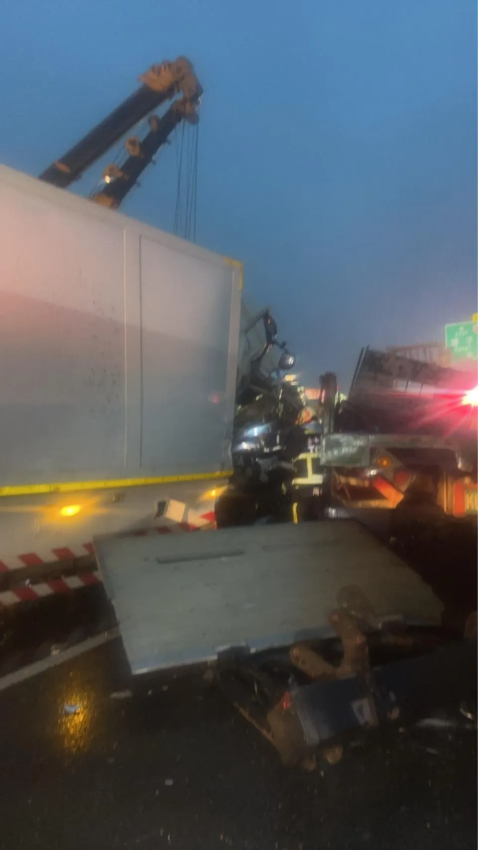 車禍現場。（圖／民眾提供）