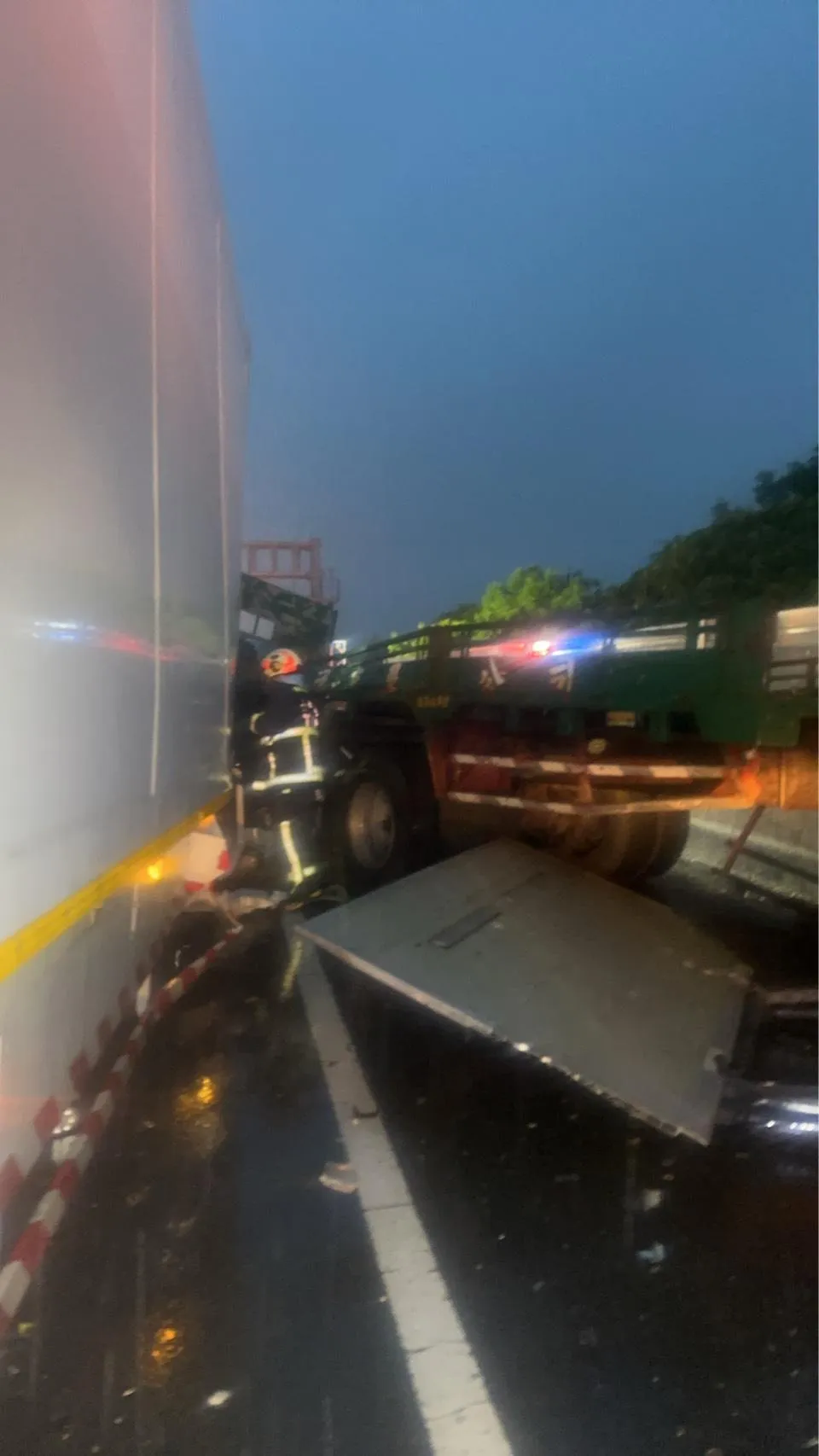 車禍現場。（圖／民眾提供）