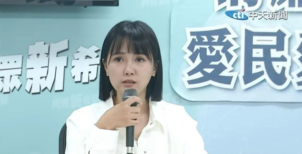 吳怡萱。（圖／中天新聞）