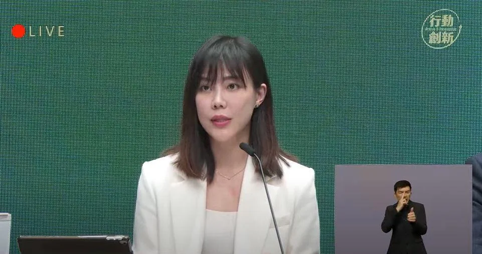 總統府發言人李慧芝。（行政院影音頻道）