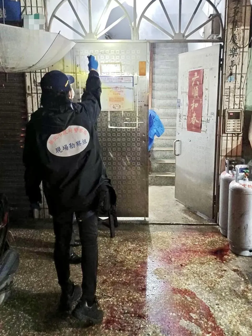 新北市新店昨日發生一起爆炸案。（圖／翻攝畫面）