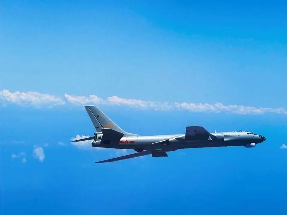 大陸轟6轟炸機。(圖/國防部)