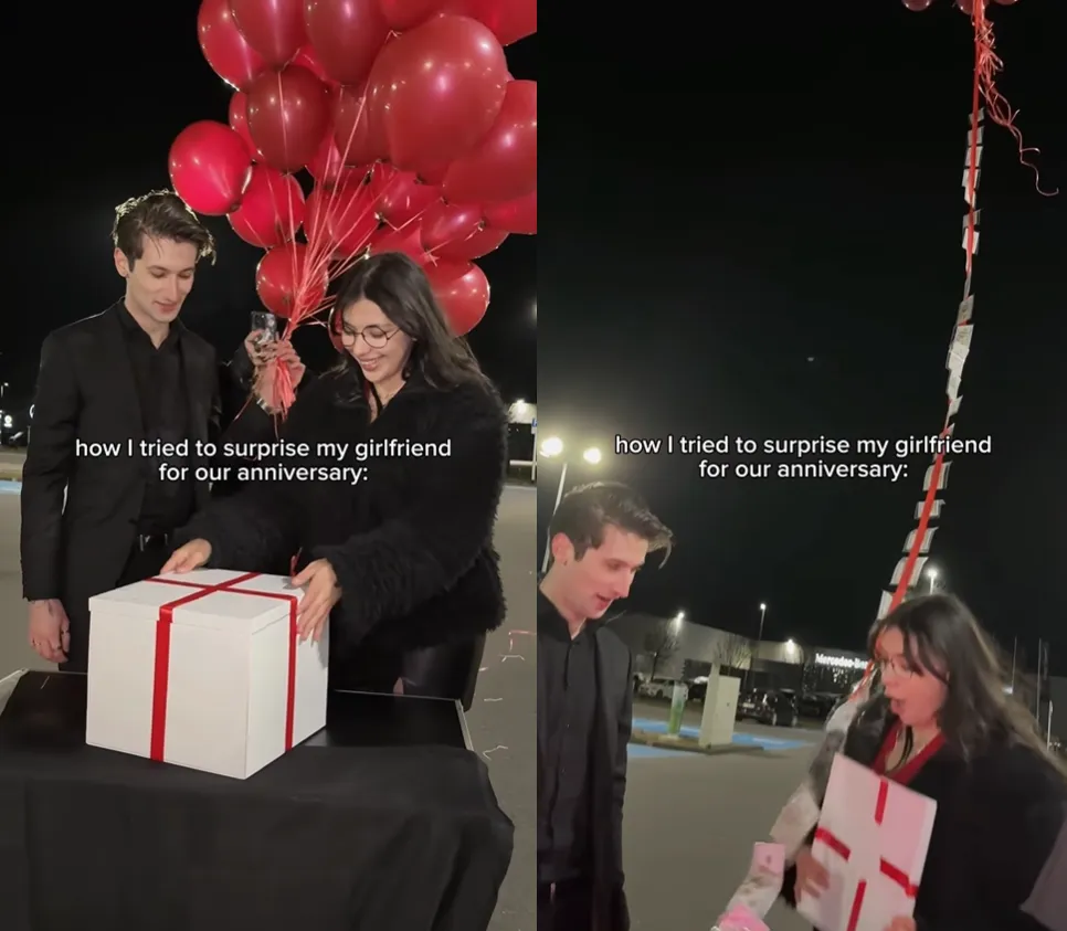 男子為女友準備週年紀念日驚喜。（圖／翻攝Instagram@hyoga.x）