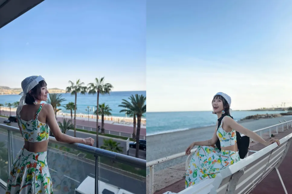Lulu辣曬纖腰與美背。（圖／翻攝自Lulu IG）