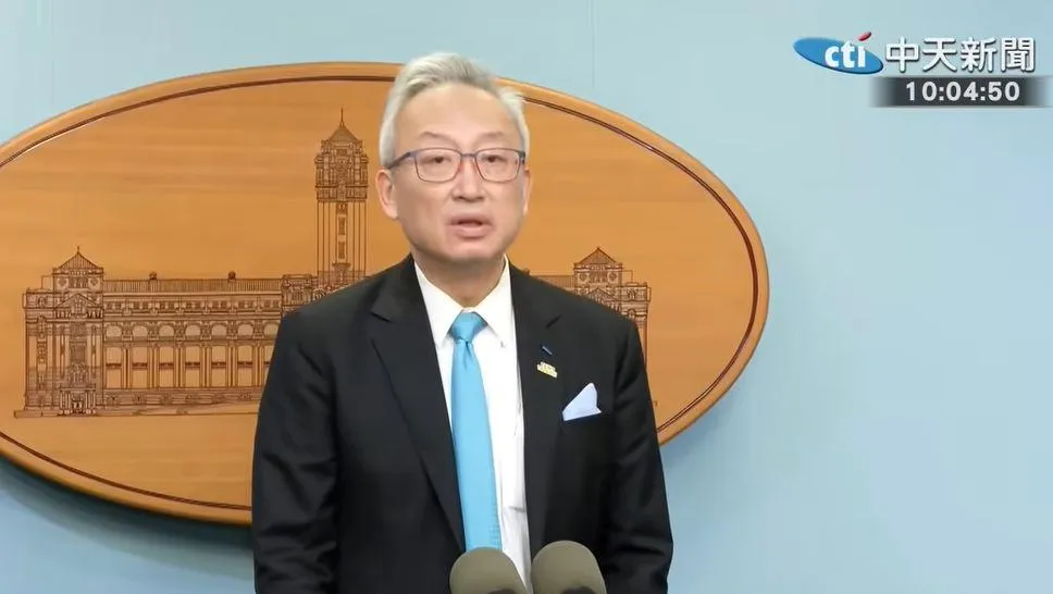 外交部次長吳志中。（圖／中天新聞）
