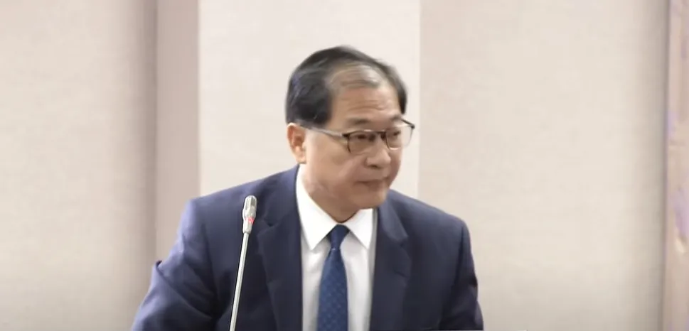 鄭銘謙2日到立法院備詢。（圖／翻攝國會頻道YT）