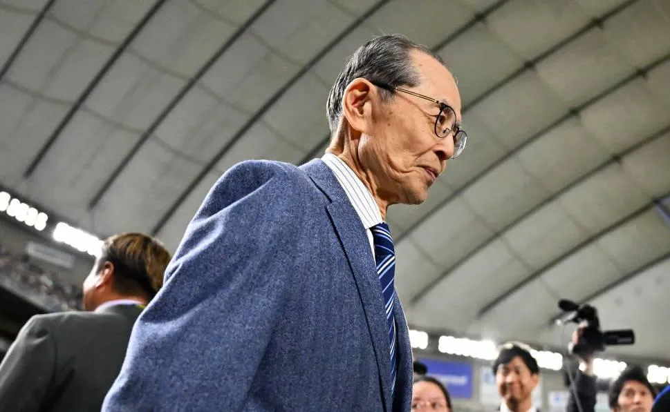 王貞治現身東京巨蛋。（圖／翻攝自社群平台X）