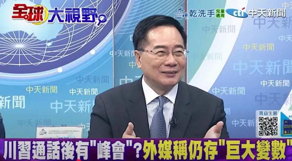 前立委蔡正元。（圖/翻攝《全球大視野》）