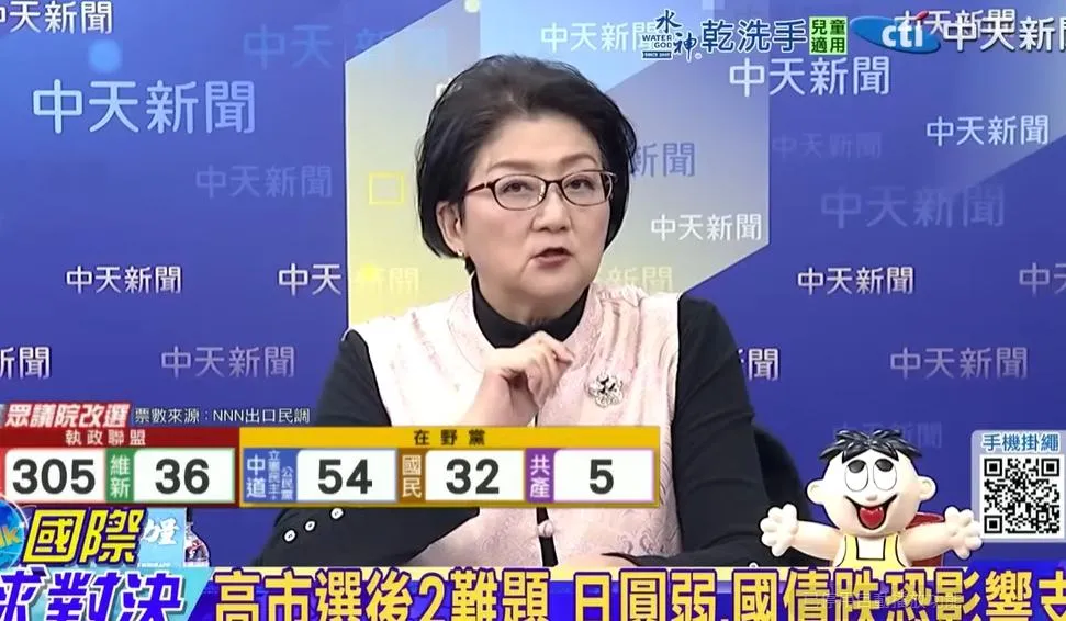 前立委雷倩。（圖／翻攝《國際直球對決》）