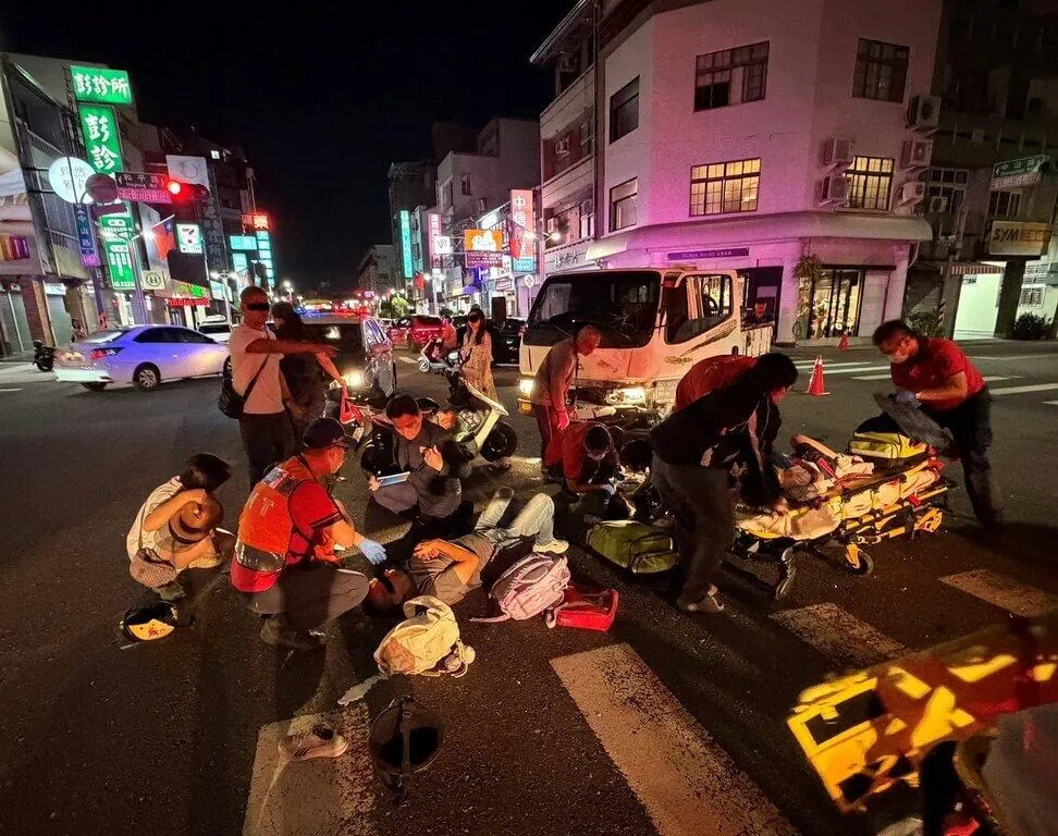 車禍現場。（圖／民眾提供）