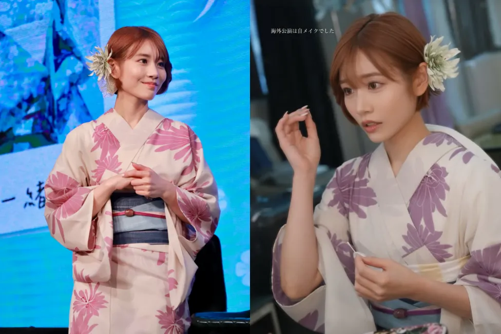 萌名（河北彩伽）17日在台北舉辦演唱會。（圖／TREND GIRLS TAIWAN提供、河北彩伽 IG）