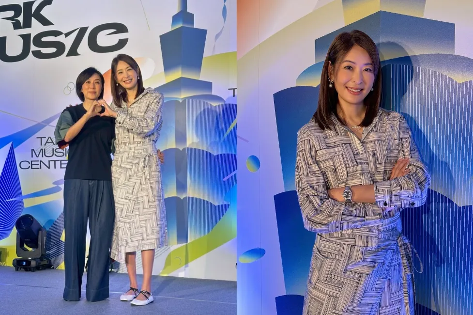 賈永婕、黃韻玲8日一同出席《SPARK THE MUSIC!台北101x北流 跨年煙火音樂徵選計畫》活動。(圖/翻攝自賈永婕臉書)