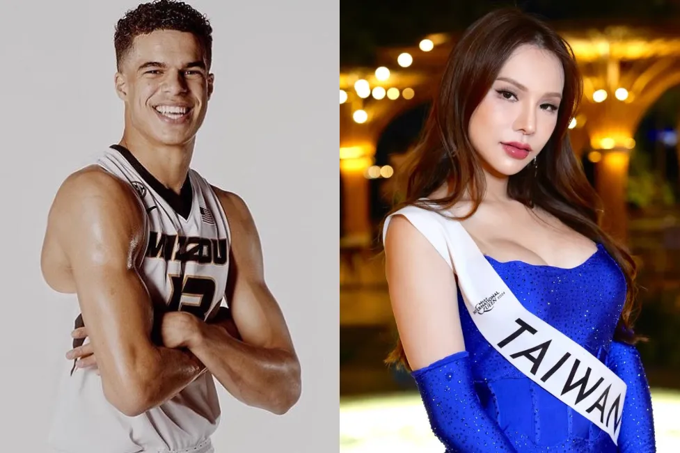 小A辣（右）近日遭傳曾與小波特（Michael Porter Jr.）（左）在五星級飯店見面。（圖／翻攝自Michael Porter Jr.、小A辣IG）