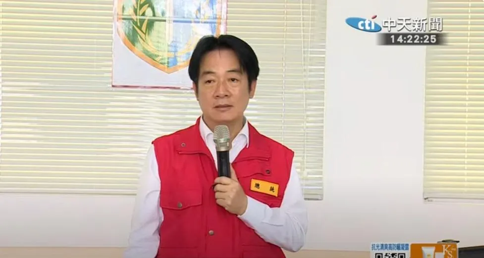 總統賴清德今日前往國軍前進指揮所關心災害情況及災後處置情形。（圖／中天新聞）