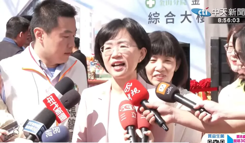 民進黨新北市長參選人蘇巧慧。（圖／中天新聞）