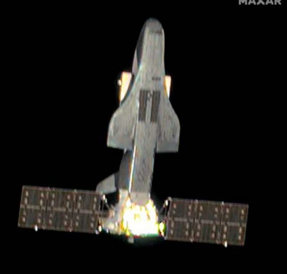 衛星影像曝光大陸神秘太空飛行器。(圖/翻攝DIA報告)