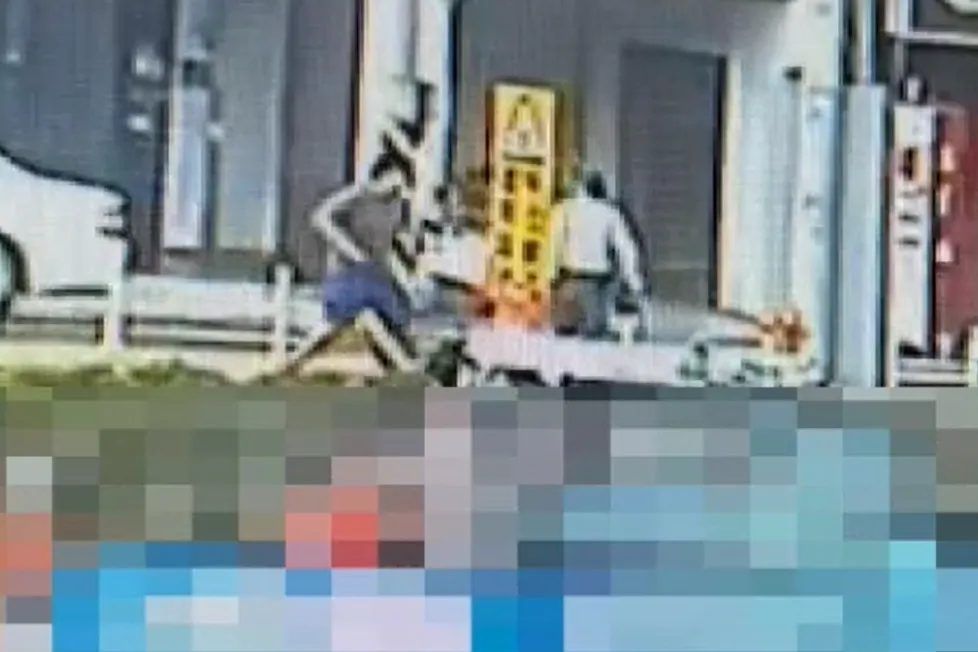 台南市歸仁分局於今(24)日上午6點30分接獲民眾報案,指歸仁圓環附近有人發生糾紛。(圖/警方提供)