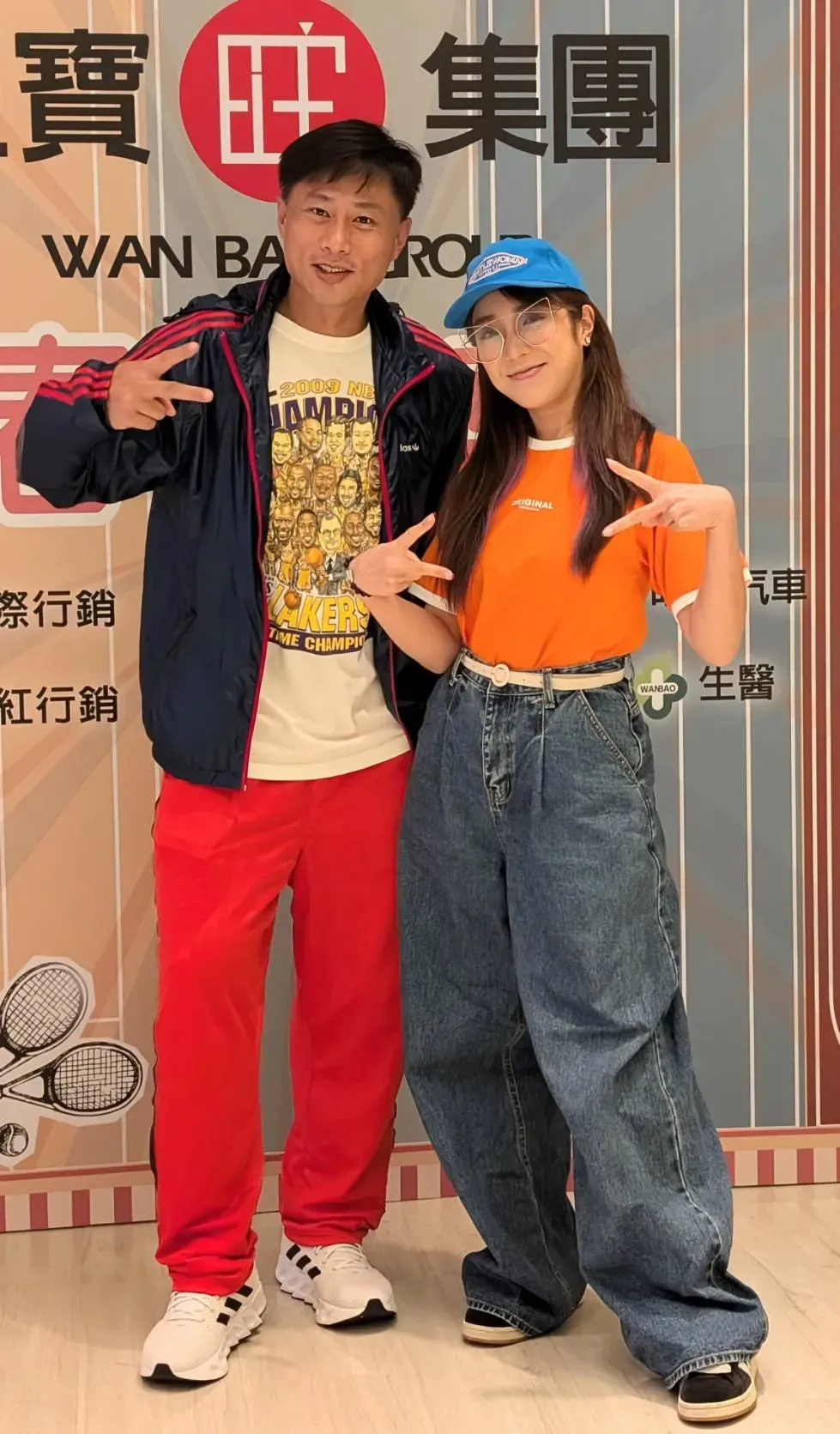 小刀彭康育（左）及梁舒涵合作新單曲。（圖／寬寬整合行銷 提供）
