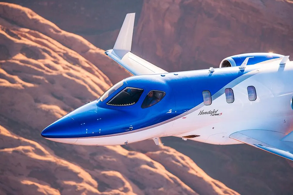 HondaJet飛機示意圖，非當事飛機。（圖／翻攝HONDA網站https://global.honda/jp）