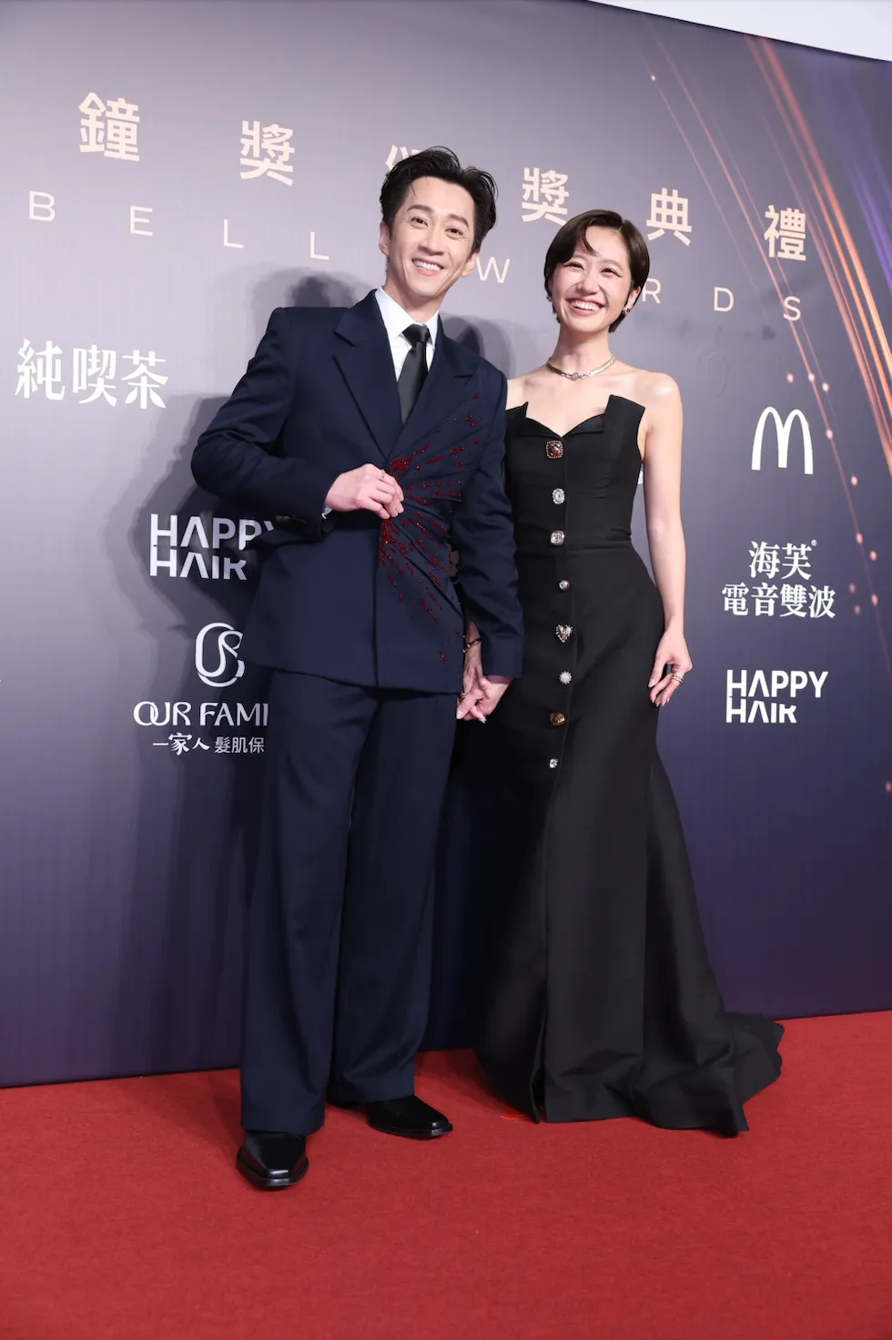 Lulu甜蜜表示對陳漢典主持典禮有信心。(圖/中國時報陳俊吉、羅永銘、鄧博仁攝)