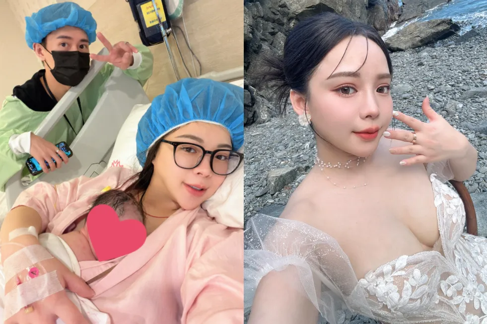 朱咩6日分享女兒已出生。（圖／翻攝自朱咩IG）