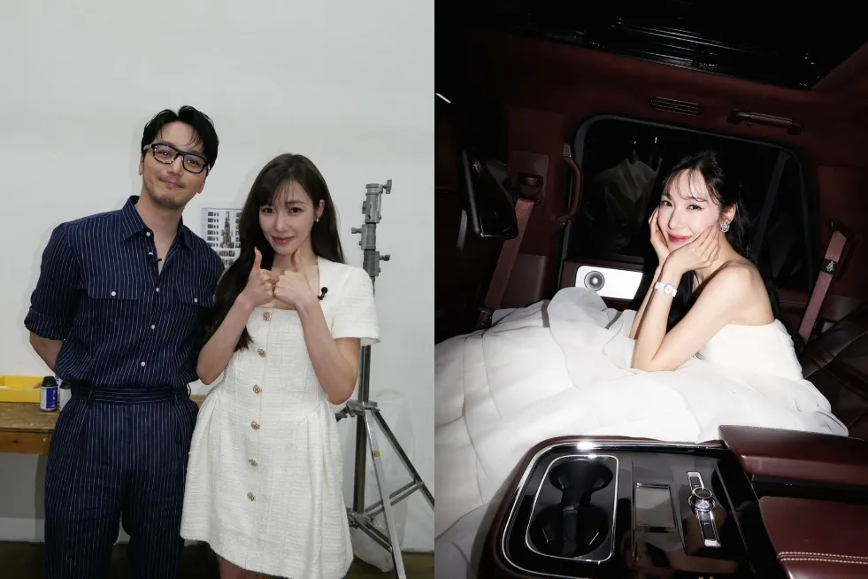 卞耀漢與Tiffany因合作韓劇《逆貧大叔》結緣。(圖/翻攝自卞耀漢、Tiffany IG)